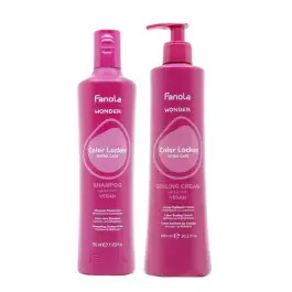 FANOLA Kit Wonder Color Locker Shampoo 350ml Crema Sigillante Colore