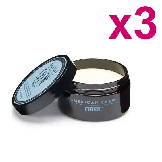 AMERICAN CREW Kit Cera Fiber 3 Pezzi x 85gr