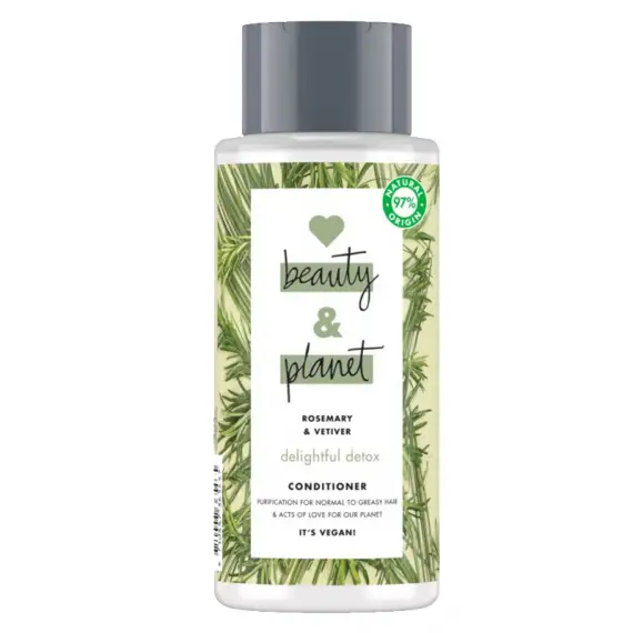 LOVE BEAUTY AND PLANET Rosemary & Vetiver delightful detox Conditioner 400ml