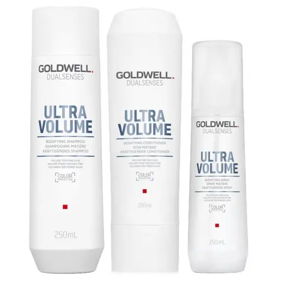 GOLDWELL Kit DS Ultra Volume Bodifying Shampoo 250ml + Conditioner 200ml + Spray 150ml