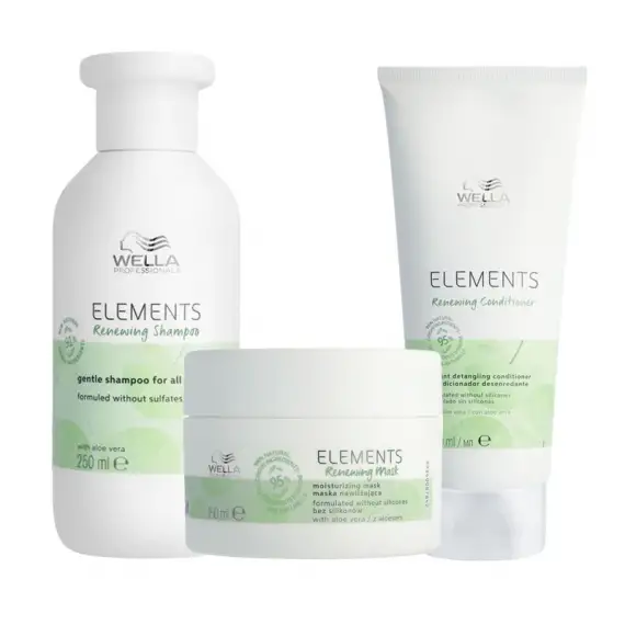WELLA Kit Elements Renewing Shampoo 250ml + Mask + 150ml Conditioner 200ml