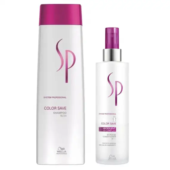 WELLA SYSTEM PROFESSIONAL Kit Color Save Shampoo 250ml + Color Save Bi-Phase Conditioner 185ml