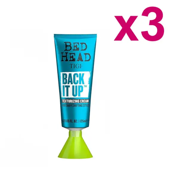 TIGI Kit Bed Head Back It Up Texturizing Cream 3 Pezzi x 125ml