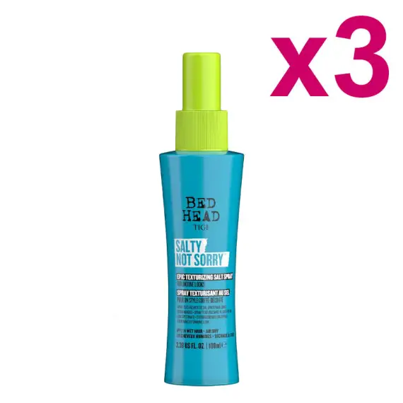TIGI Kit Bed Head Salty Not Sorry Texturizing Salt Spray 3 Pezzi x 100ml