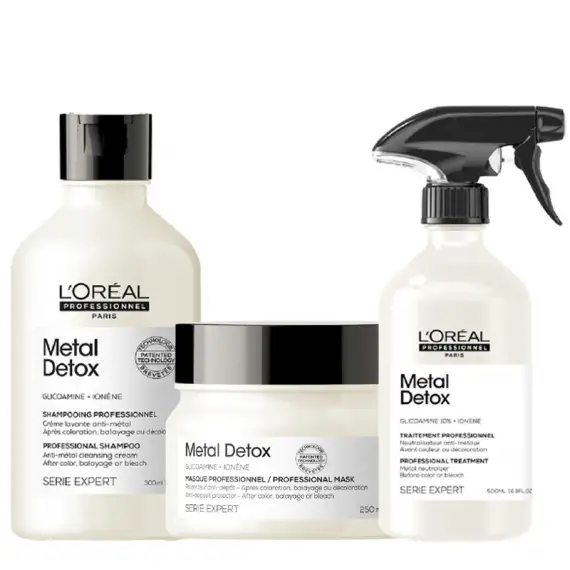 L'OREAL Kit Serie Expert Metal Detox Shampoo 300ml + Masque 250ml + Pre-Traitement 500ml