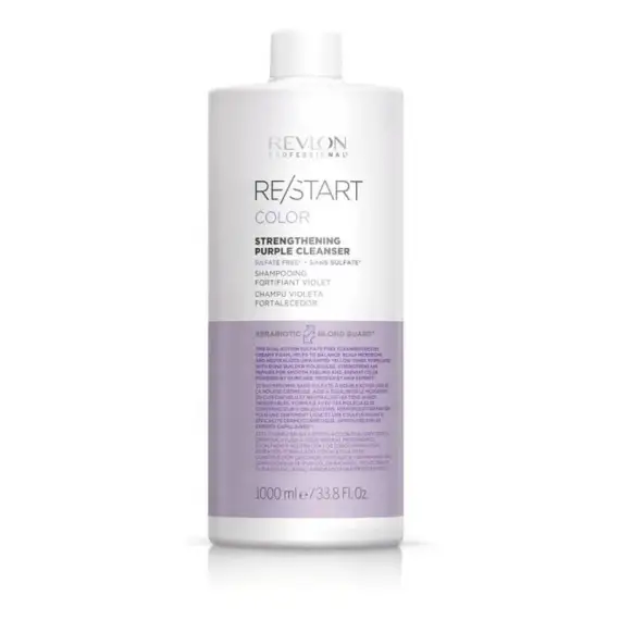 REVLON PROFESSIONAL Restart Color Strengthening Purple Cleanser Shampoo 1000ml