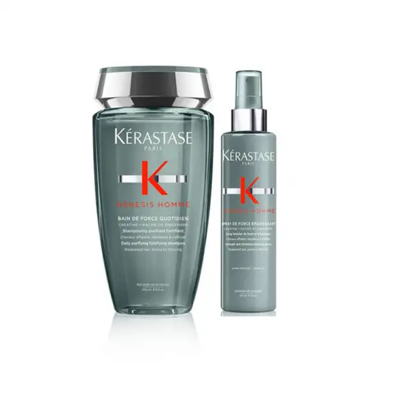 KERASTASE Kit Genesis Homme Quotidien Shampoo 250 + Spray De Force 150ml