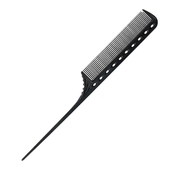 Y.S. PARK Pettine A Coda Di Plastica YS-101 CARBON BLACK 216mm