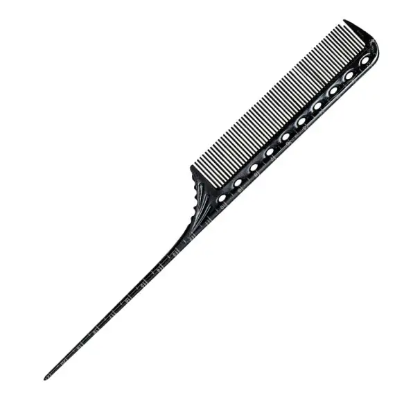 Y.S. PARK Pettine Coda Centimetrato YS-G01 CARBON BLACK 216mm