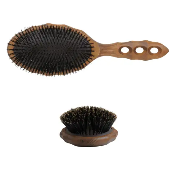 Y.S. PARK Spazzola Tortoise Styler Legno Di Betulla & Cinghiale YS-120CS1