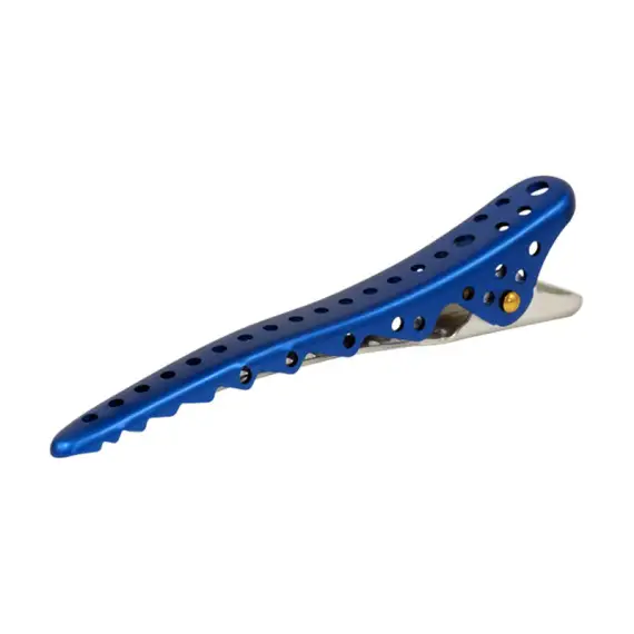 Y.S. PARK Shark Clip Becchi Blu Metallizzato 8 Pezzi