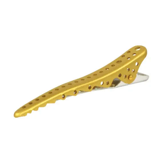 Y.S. PARK Shark Clip Becchi Oro Metallizzato 2 Pezzi