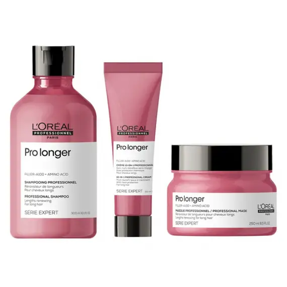 L'OREAL Serie Expert Pro Longer Kit Shampoo 300ml + Cream 150ml + Masque 250ml