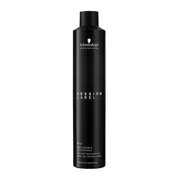 SCHWARZKOPF Session Label N° 2 The Flexible Dry Light Hold Hairspray 500ml