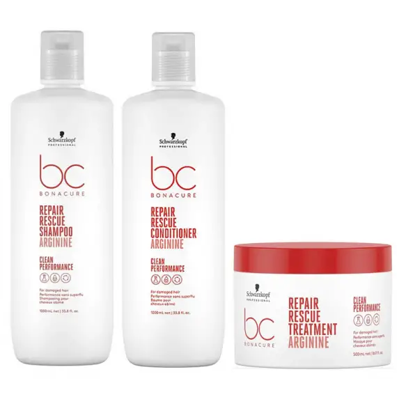 SCHWARZKOPF Kit BC Bonacure Repair Shampoo + Condiitioner 1000ml + Mask 500ml