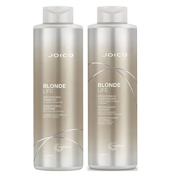 JOICO Kit Blonde Life Brightening Shampoo 1000ml + Conditioner 1000ml