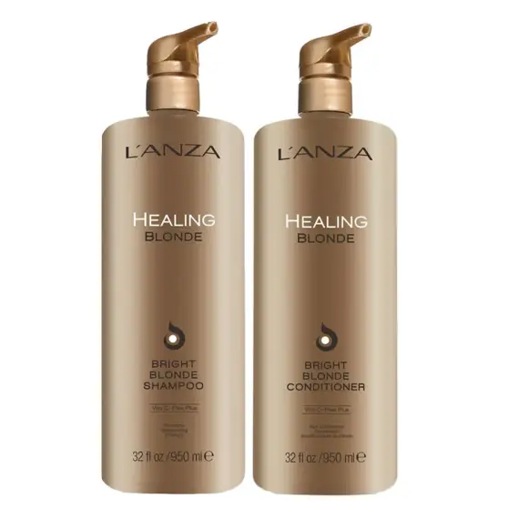L'ANZA Kit Healing Blonde Shampoo 950ml + Conditioner 950ml
