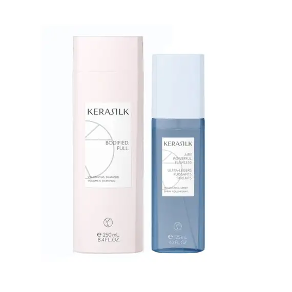 KERASILK Kit Essentials Volumizing Shampoo 250 + Spray 125ml