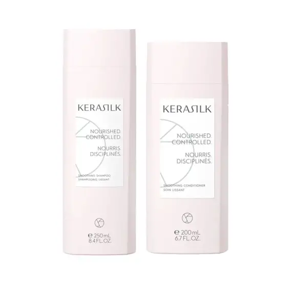 KERASILK Kit Essentials Smoothing Shampoo 250ml + Conditioner 200ml
