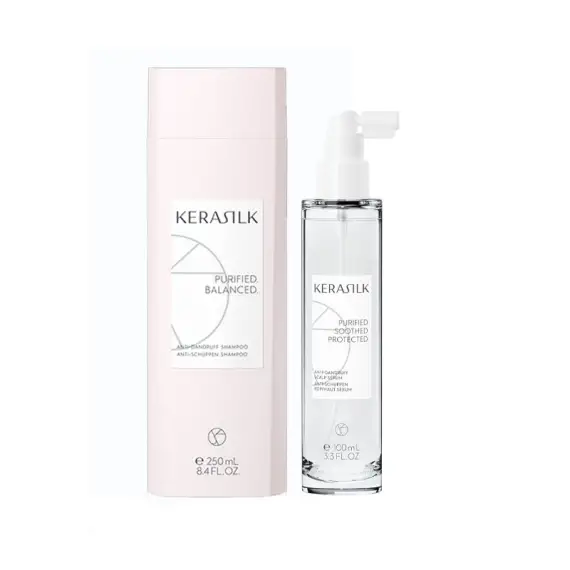 KERASILK Kit Essentials Anti Dandruff Shampoo 250ml + Serum 100ml