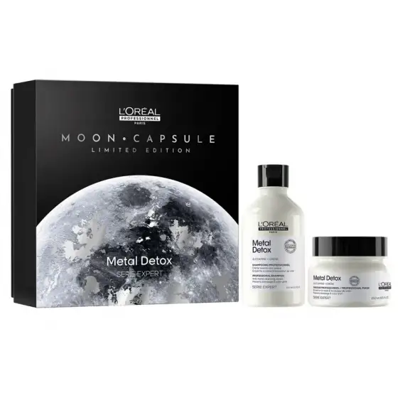 L'OREAL Set Serie Expert Metal Detox Moon Capsule Limited Edition Shampoo 300ml + Mask 250ml