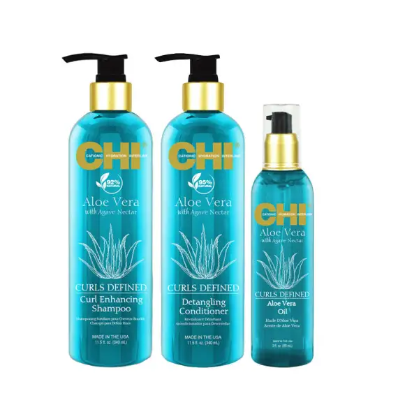 FAROUK Kit CHI Aloe Vera Curls Shampoo 340ml + Conditioner 340ml