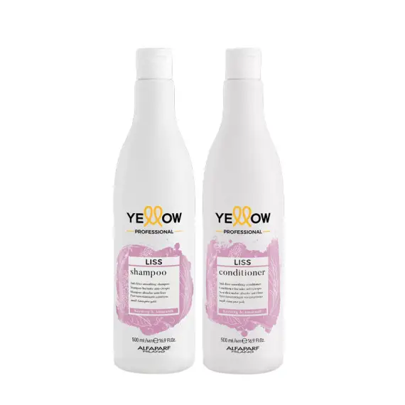 ALFAPARF Yellow Kit Liss Shampoo 500ml + Conditioner 500ml