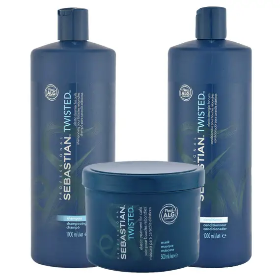 SEBASTIAN Kit Twisted Curl Shampoo 1000ml + Mask  500ml + Conditioner 1000ml