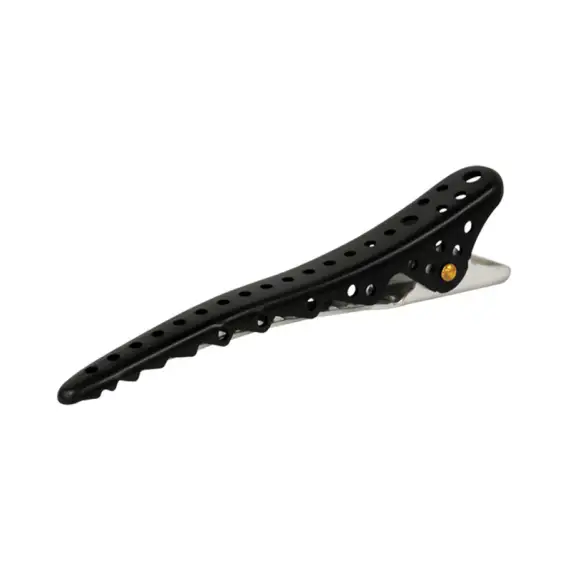 Y.S. PARK Shark Clip Becchi Nero Metallizzato 2 Pezzi