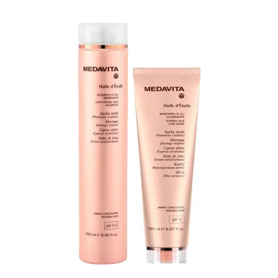 MEDAVITA Kit Huile D'Etoile Shampoo 250ml + Maschera 150ml