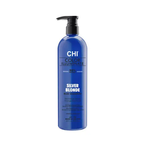 FAROUK CHI Color Illuminante Silver Blonde Blue Shampoo 355ml