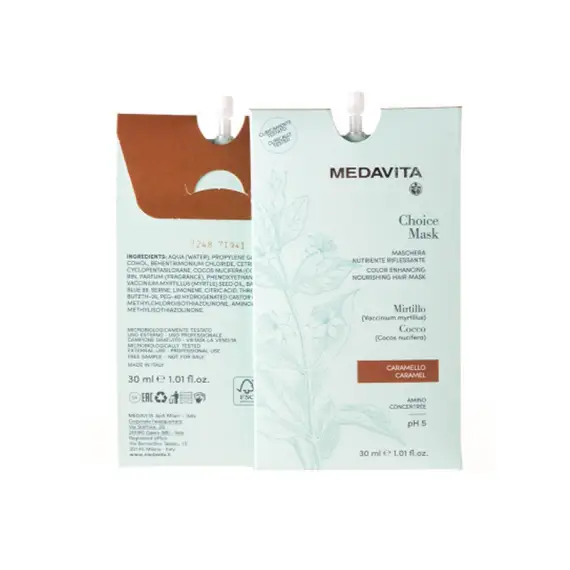 MEDAVITA Choice Mask Nutriente Riflessante Caramello 30ml