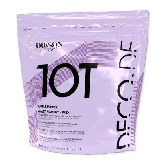 DIKSON 10T Purple Power Polvere Decolorante Compatta 500ml