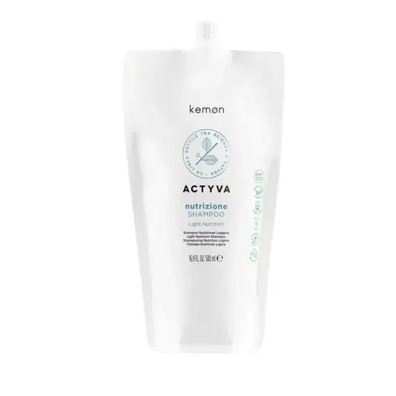 KEMON Actyva Nutrizione Refill Pouch Bag Shampoo 500ml