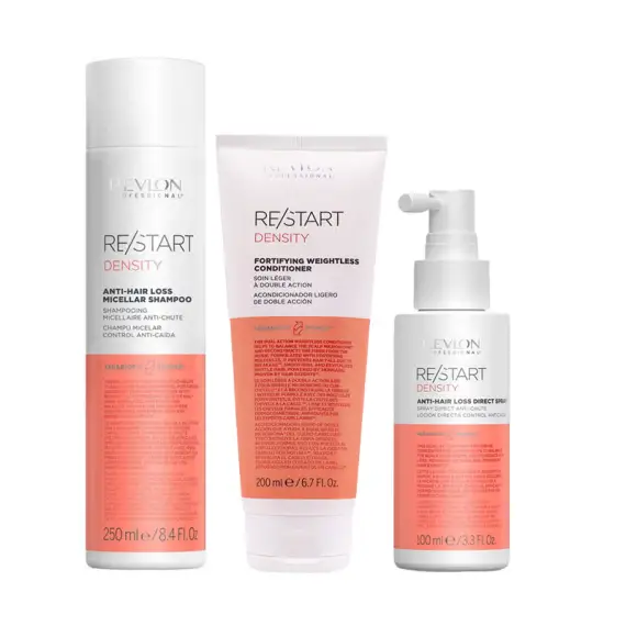 REVLON PROFESSIONAL Kit Restart Density Shampoo 250ml + Conditioner 200ml + Direct Spray 100ml