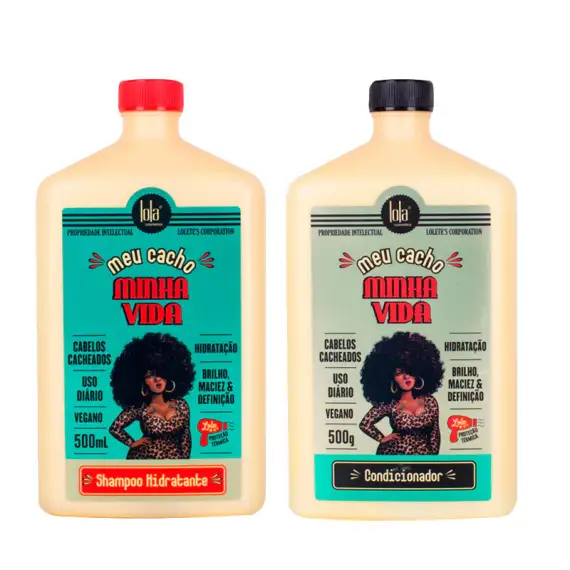LOLA Kit Cacho Minha Vida Moisturizing Shampoo 500ml + Conditioner 500g