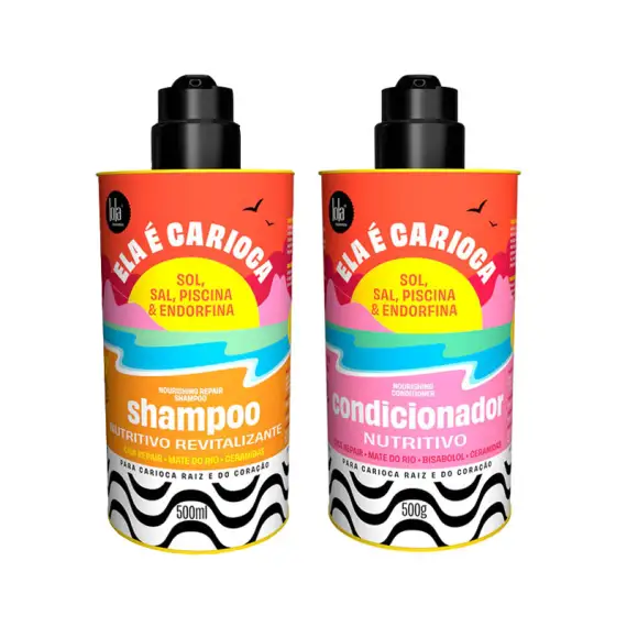 LOLA Kit Ela É Carioca Shampoo 500ml + Conditioner 500g