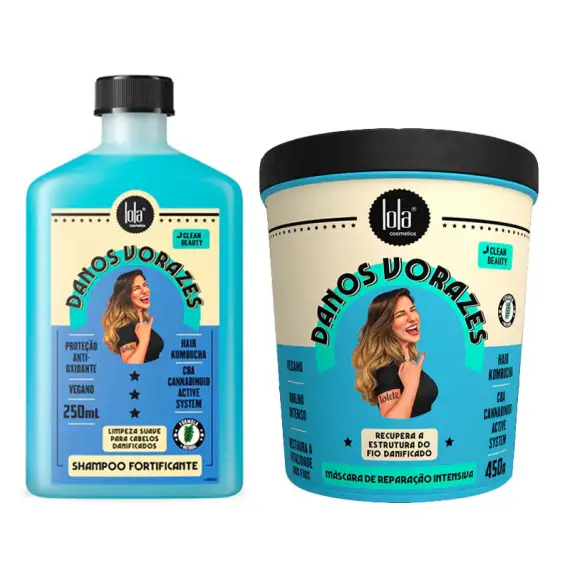 LOLA Kit Danos Vorazes Intense Repairing Shampoo 250ml + Mask 450g