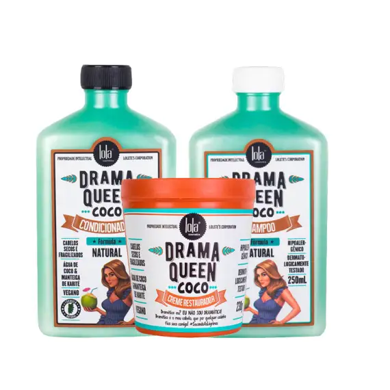 LOLA Kit Drama Queen Coco Shampoo 250ml + Mask 230ml + Conditioner 250ml