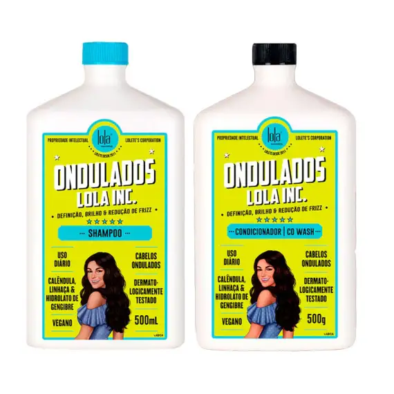 LOLA Kit Ondulados Lola Inc Shampoo 500ml + Condicionador 500g
