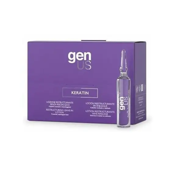 GENUS keratin Lozione Ristrutturante Senza Risciacquo Fiale 12x10ml