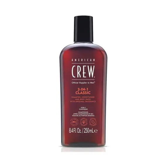 AMERICAN CREW 3 In 1 Classic Shampoo - Conditioner - Body Wash 250ml