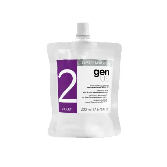 GENUS Seven Shades Maschera Colorante 1 Violet 200ml