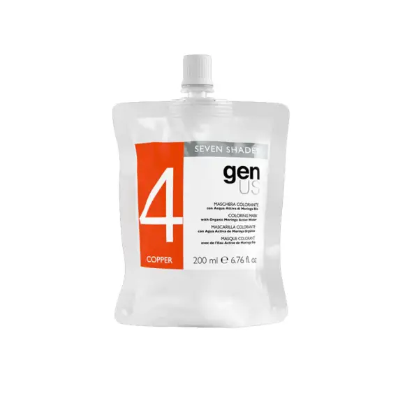 GENUS Seven Shades Maschera Colorante 4 Copperl 200ml