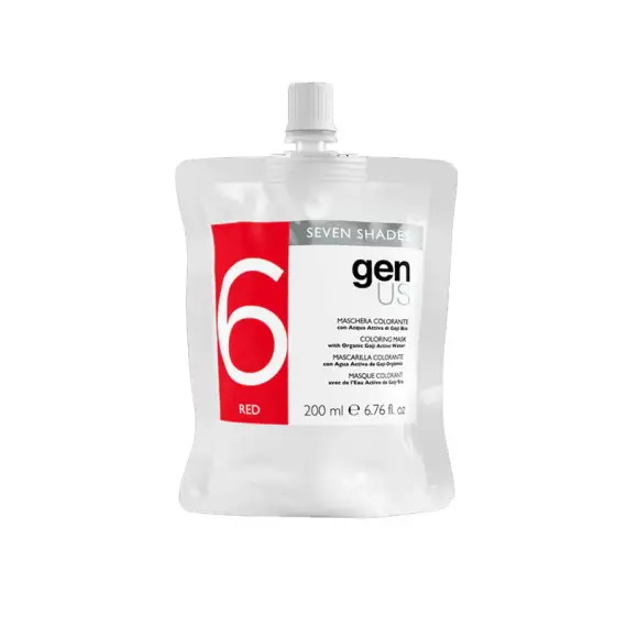 GENUS Seven Shades Maschera Colorante 6 Red 200ml
