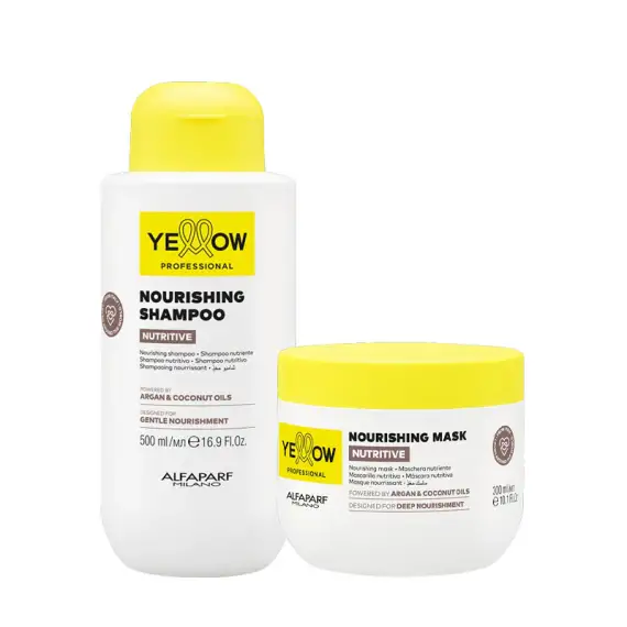 ALFAPARF Yellow Kit Nutritive Nourishing Shampoo 500ml + Mask 300ml