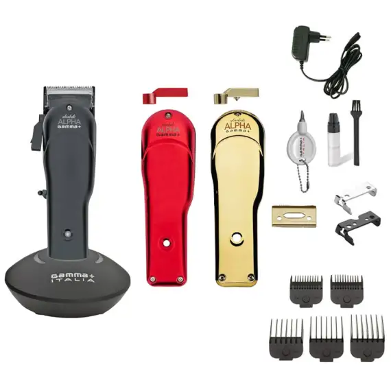 GAMMA+ Absolute Alpha Clipper Professional Cord/Cordless Black