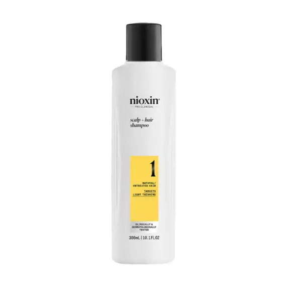 NIOXIN System 1 Shampoo Capelli Naturali Con Assottigliamento Lieve 300ml