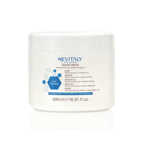 NEVITALY Acido Ialuronico Keratin Maschera Capelli Danneggiati 500ml