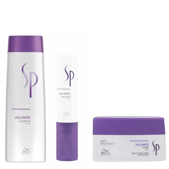 WELLA SYSTEM PROFESSIONAL Kit Volumize Shampoo 250ml + Mask 200ml + Emulsion 50ml
